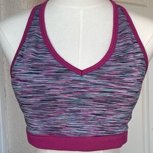 Everlast Brand Sports Bra Racerback Keyhole Opening Size Large‎